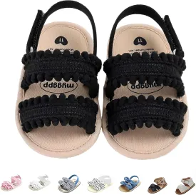 Baby Girls Sandals Summer Shoes Outdoor First Walker Toddler Girls Shoes for Summer