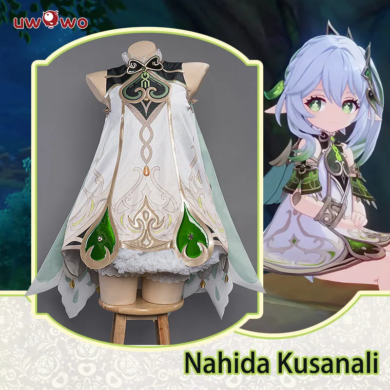 【Clearance】[Last Batch]Uwowo Genshin Impact: Nahida Kusanali Sumeru Dendro Archon God Loli Cosplay Costume
