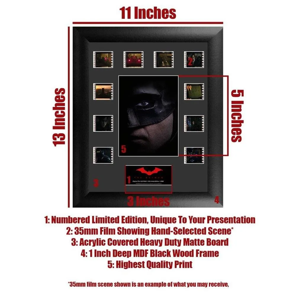Film Cells: Filmcells The Batman (S3) FilmCells™ Presentation Limited Edition Mini Montage Framed Art