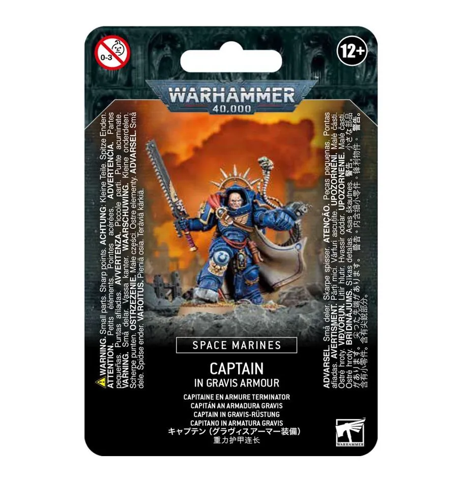 Games Workshop Warhammer 40,000: Space Marines Captain in Gravis Armour