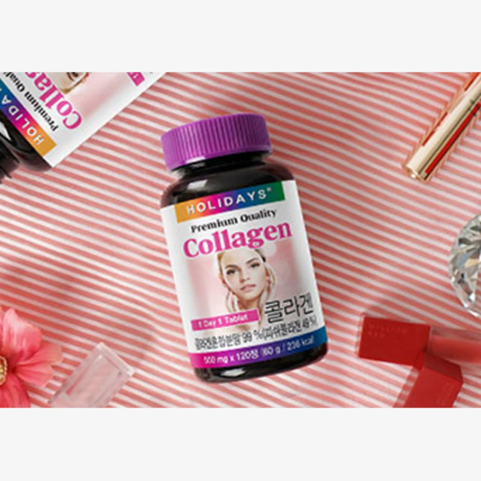 Holidays Premium Collagen Tablets, 120 Tablets, 1 Pack - Hyaluronic Acid/Collagen - 🏆 #79 - Health/Wellness - Best of December