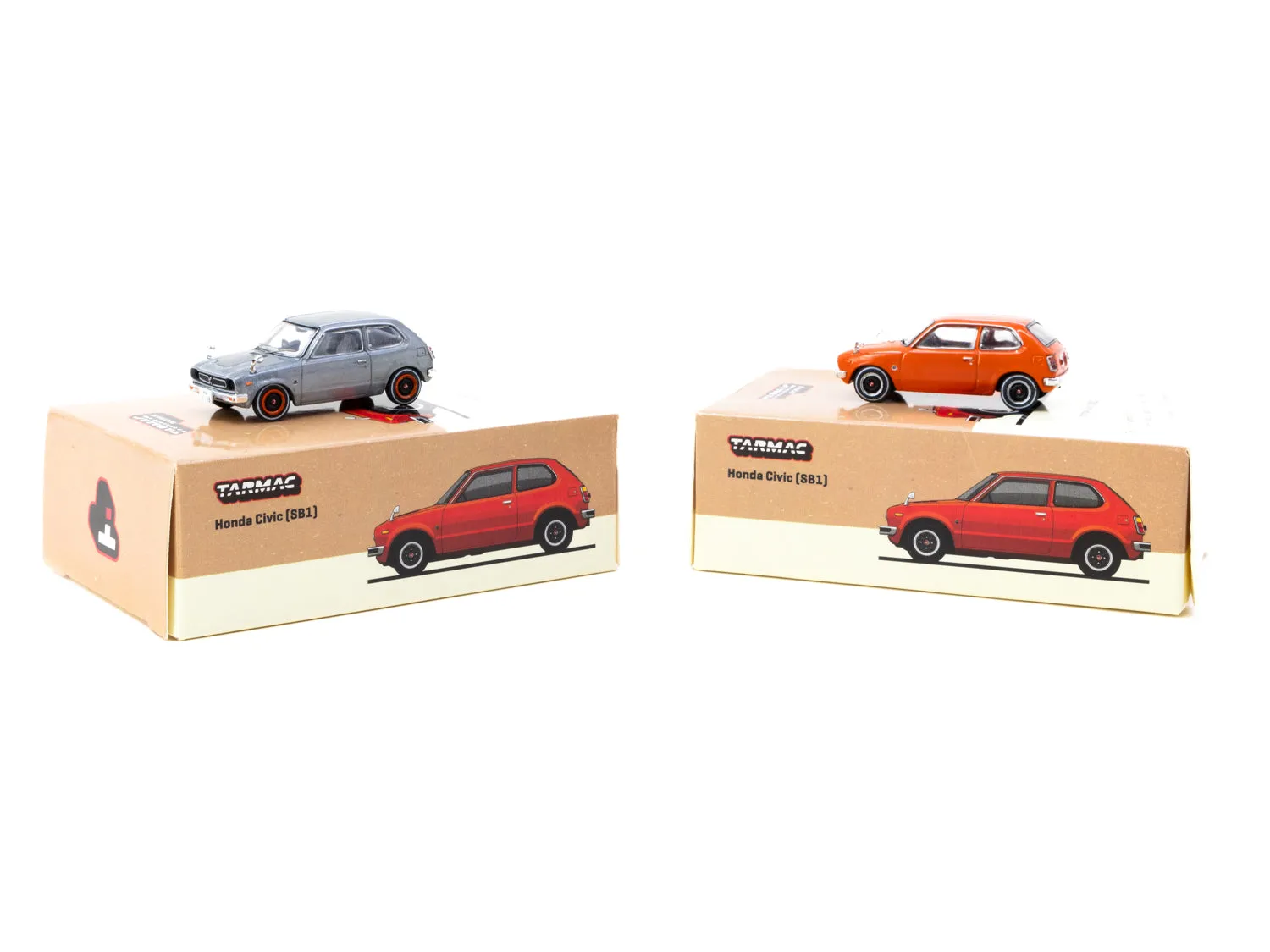 J Collection x Tarmac Works 1/64 Honda Civic (SB1) Orange - COLLAB64