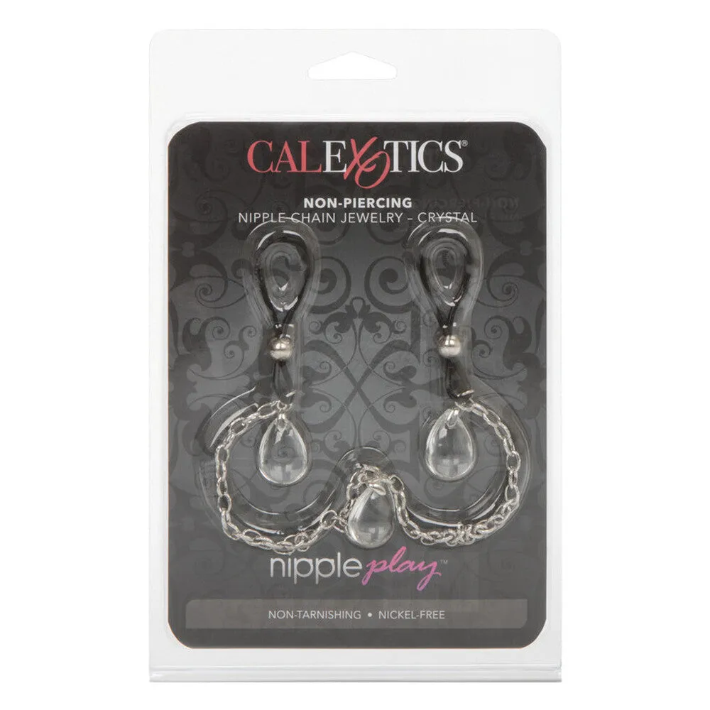 Nipple Play Non Piercing Nipple Chain Jewellery Crystal