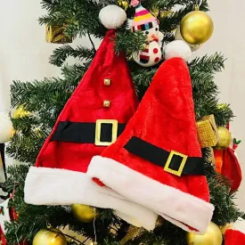 Pibi Santa Hat with Belt with Lights Red/White