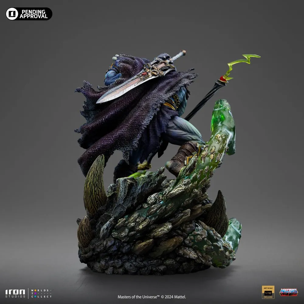 PRE-ORDER: Iron Studios Masters of the Universe Skeletor Unleashed Deluxe Art Scale 1/10 Statue