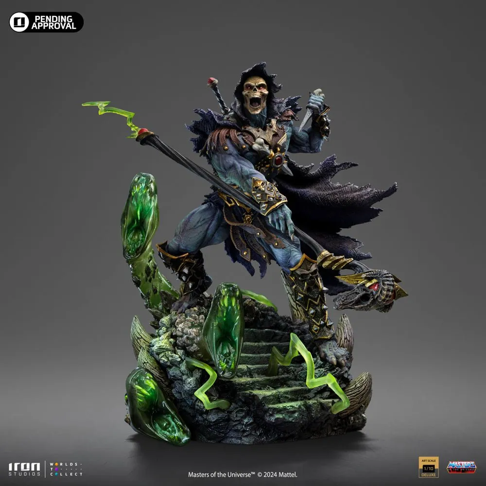 PRE-ORDER: Iron Studios Masters of the Universe Skeletor Unleashed Deluxe Art Scale 1/10 Statue