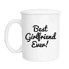 "Best Girlfriend Ever" Mug   Lid