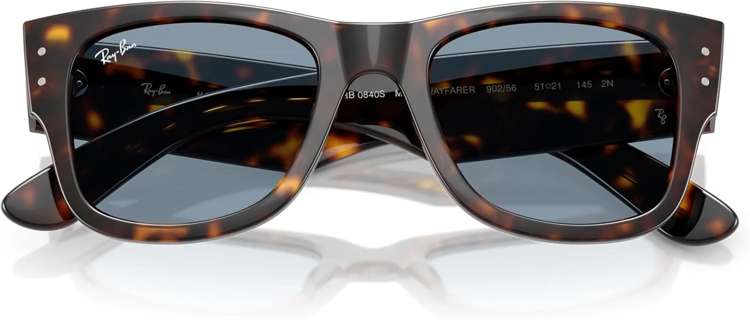 Ray-Ban RB0840s Mega Wayfarer Square Sunglasses