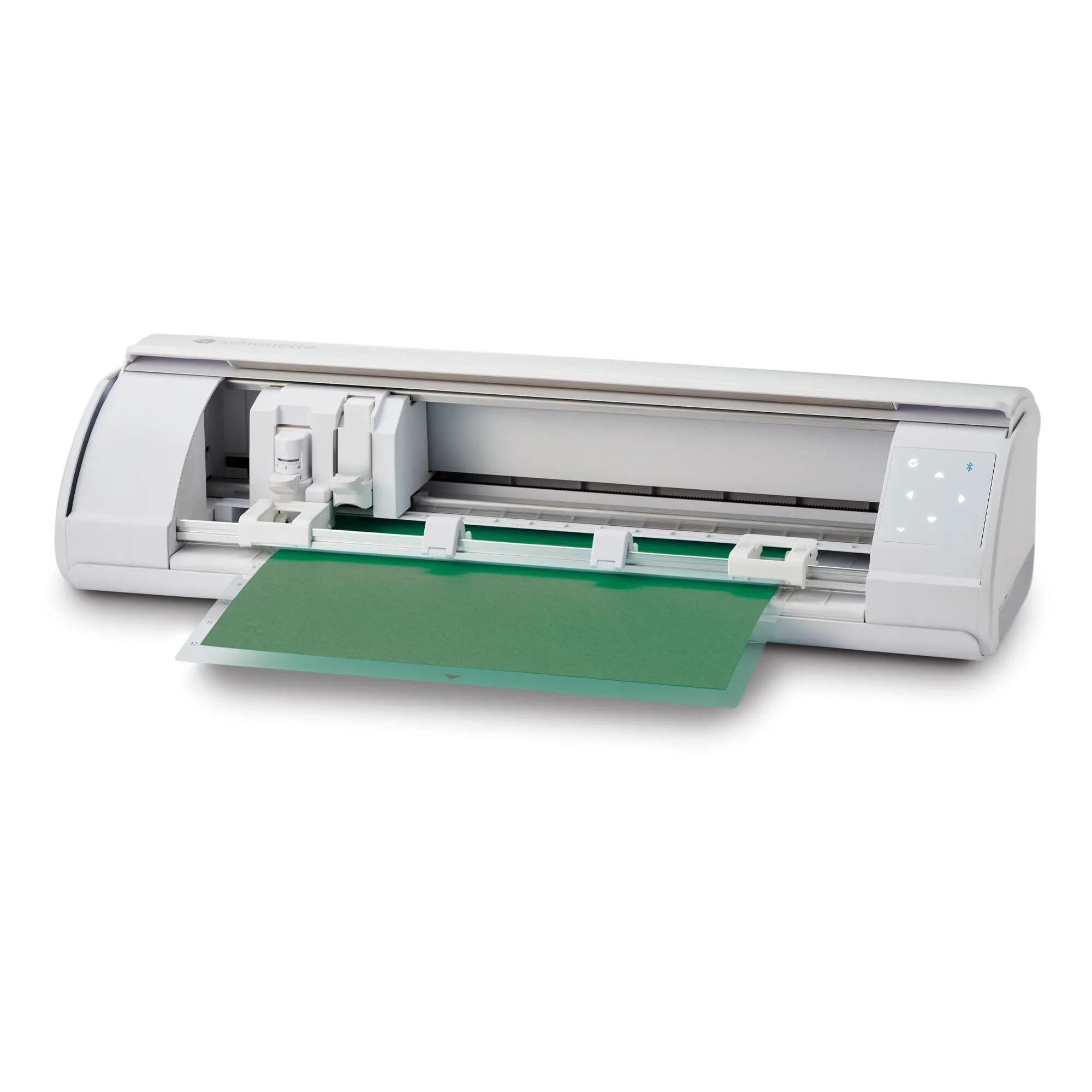 Silhouette White Cameo 5 w/ 8-in-1 Turquoise Heat Press & Siser HTV