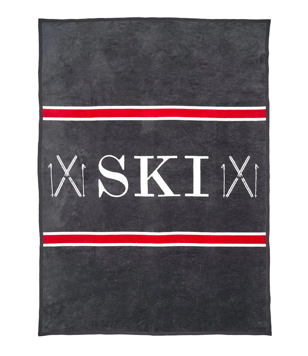 SKI Grey Blanket