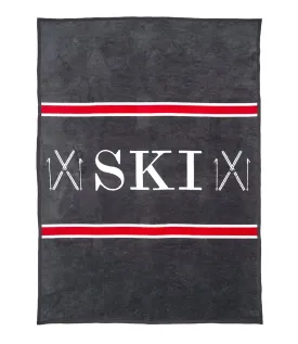 SKI Grey Blanket